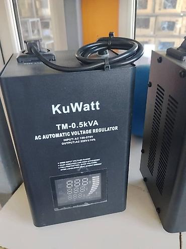 блок питания 450: Стабилизатор напряжения KuWatt TM‑0.5 kVA - Тип: автоматический — 1