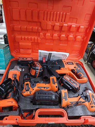 black decker: Аккумуляторный набор электроинструментов DECO в чемодане Состав — 1