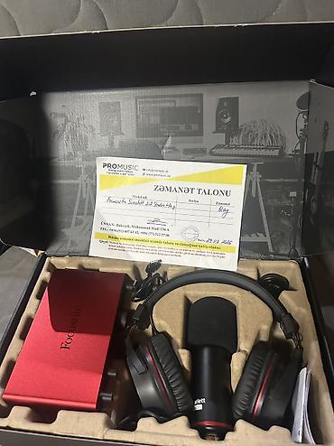 iphone 11 pro 256: FOCUSRITE SCARLETT 2i2 studio (4-cü nəsil) Alınan gündən işlənməyib — 1