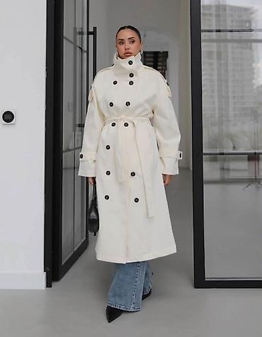 binarni sat: 10. - Viral Trench coat - Dostupan u Krem,Vanila i maslinastoj boji — 7