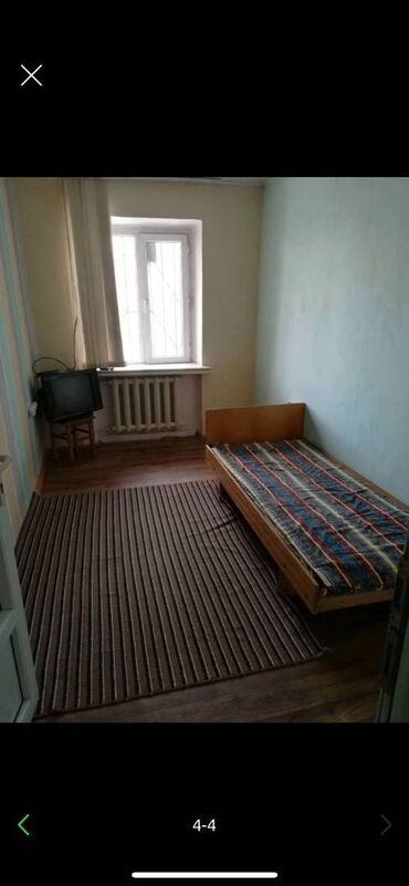 1 ком квартира каракол: 2 бөлмө, 42 кв. м, 104-серия, 1 кабат