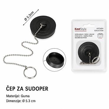 KMT Lanac 5404888 – čep za sudoper sa lančićem Opis: - Praktičan