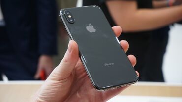 Apple iPhone: IPhone X, 256 ГБ, Space Gray, Чехол, Кабель, 100 %