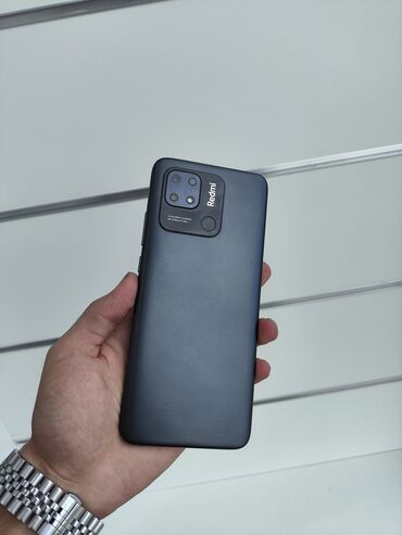 10c: Xiaomi Redmi 10C, 64 GB, rəng - Qara, 
 Düyməli, Barmaq izi