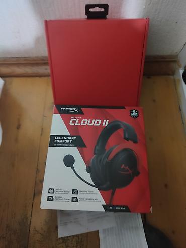 Səsgücləndiricilər, qulaqlıqlar və mikrofonlar: HyperX Cloud II oyun qulaqlığı - Model: HyperX Cloud II - Platform — 1