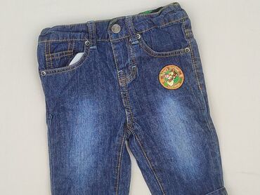 ubrania hello kitty dla dzieci: Denim pants, Disney, 3-6 months, condition - Very good