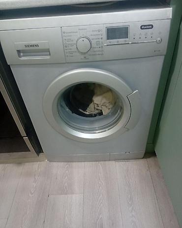 Məişət texnikası: Paltaryuyan maşın Siemens, 7 kq, İşlənmiş, Avtomat, Qurutma var, Kredit yoxdur, Ünvandan götürmə — 2