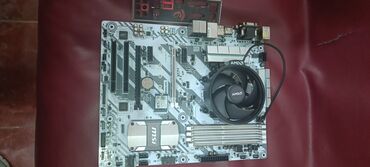 sim kart modem: MSI B350 TOMAHAWK ARCTIC ana plata + AMD Am4 Cpu 2200G Ryzen -