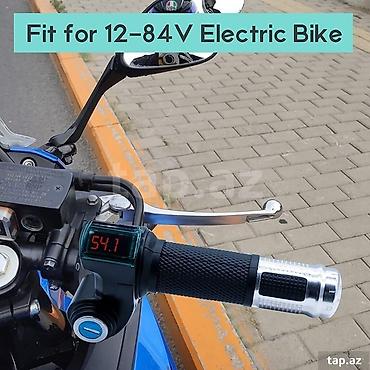 moto velo: Elektrik velosipedində sürəti nizamlamaq üçün əl tutacağı. Qulpu — 4