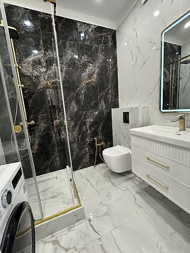 продаю квартиру с ремонтом: 1 комната, 51 м², Асанбай мкр Элитка, 6 этаж, Дизайнерский ремонт — 9
