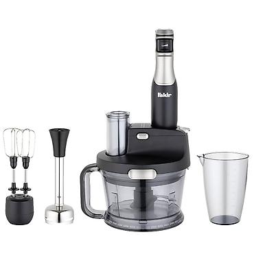 el blenderi: №: 1634 Məhsulun adı: Blender Fakir Speed Quadro Black & Silver — 1