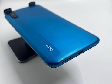 black sharp: Redmi, Redmi 9A, Б/у, 64 ГБ, цвет - Синий, 2 SIM — 5