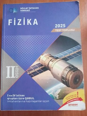 Məhsul: Fizika 2025 – Test Toplusu (II hissə) Təsvir: - Nəşriyyat