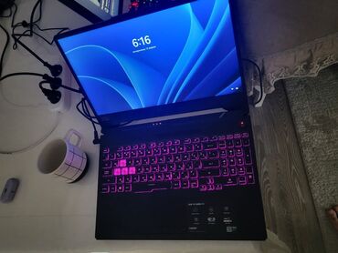 asus tuf: Ноутбук, Asus, 24 ГБ ОЗУ, Intel Core i5, 15 ", Б/у, Для несложных задач, память SSD