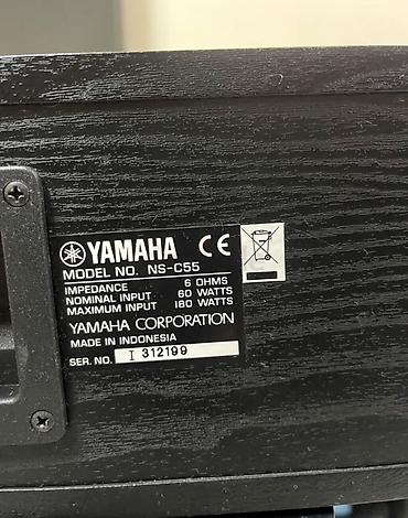 Динамики и колонки: Б/у Yamaha Колонка, Тип - Для домашнего кинотеатра, цвет - Черный — 3