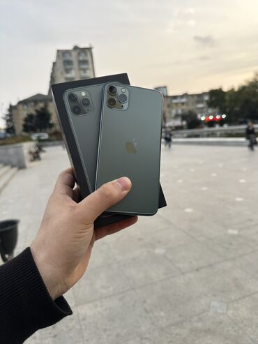 Apple iPhone: IPhone 11 Pro Max, 256 GB, Matte Midnight Green, Zəmanət, Sənədlərlə — 3