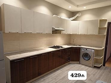 Кухонные гарнитуры: 429₼ Akril mətbəx mebeli yaxşı veziyetde qazı asperatoru moykasi — 1