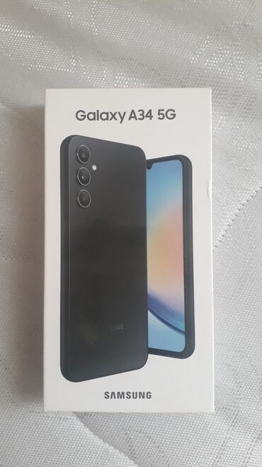 samsing a40: Samsung Galaxy A34 5G, 128 GB, rəng - Qara