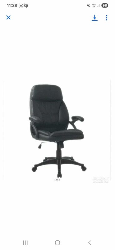 Kancelarijska Stolica BLACK 65x70x101-111cm 13400 din Kancelarijska