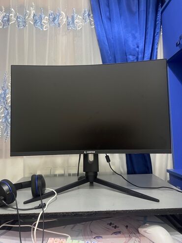monitor aliram: Rampage DROP DR27R240C 27-inch 240 Hz FHD Tam ideal vəziyyətdədir. Heç