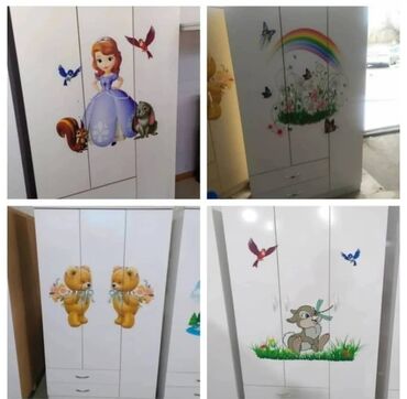 невероятные приключения джоджо: Детский шкаф, Новый, Для одежды, Для девочки, цвет - Белый, Платная доставка