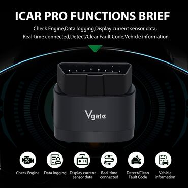 Alati za automobile: Vgate iCar Pro 2S OBD2 Bluetooth 5.3 za IOS Android Windows Vgate — 3