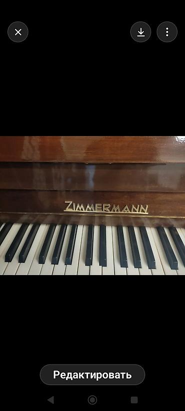 Zimmermann upright piano - Brend/model: Zimmermann (GDR – Made in