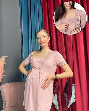 ночнушки: Ночная сорочка, Вискоза, Длинная модель, L, XL, S — 3