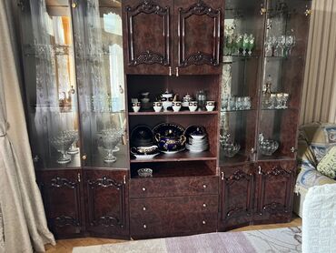 скандинавская мебель: Б/у, Распашной, 5 дверей Прямой шкаф, Стенка, Турция
