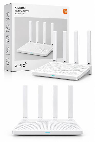 sazz modem satilir: Xiaomi Router AX3000T – Wi‑Fi 6 marşrutlayıcı - Wi‑Fi 6 (802.11ax) — 1