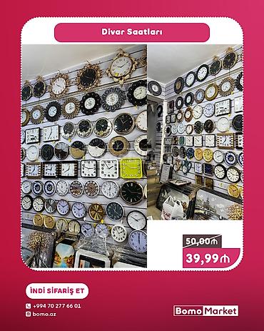 dedıma saat: Divar saatları — 1