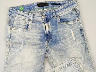 skórzane spódniczka reserved: Jeans, Reserved, XS (EU 34), condition - Good
