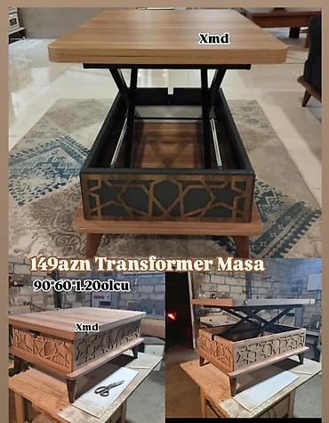 Transformer masa – qaldırılıb endirilən mexanizmli, çoxfunksiyalı