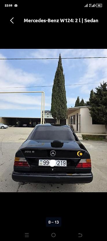 mercedes satilir: Mercedes-Benz 200: 2 l | 1988 il Hetçbek — 4