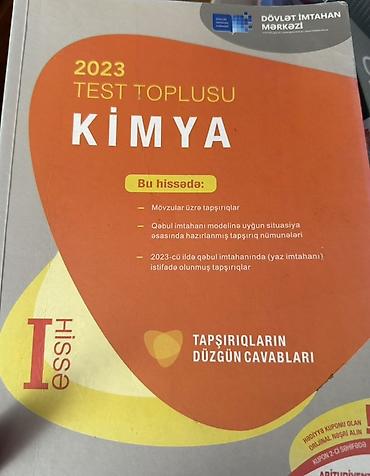 Testlər: Kitablar yeni və ya çox az işlənmiş vəziyyətdədir. Test topluları 3 — 7
