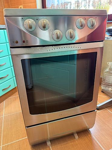 mini rerna na plin: Samostojeći električni šporet GORENJE - INOX 50 cm Na prodaju — 1