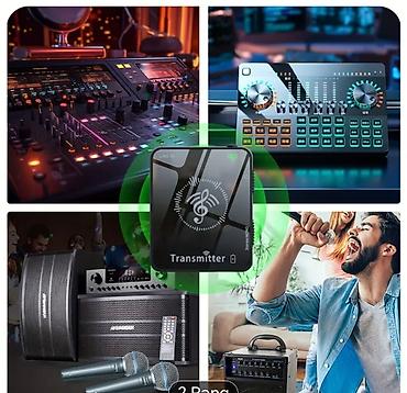 Другая аудиотехника: Simsiz Audio Transmitter + Qəbuledici dəsti - 2.4 GHz ISM diapazonu — 7