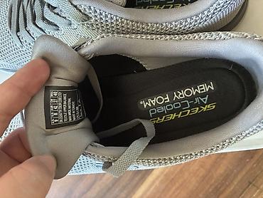 crocs lite ride: Мужские кроссовки, 42, Skechers, Б/у, цвет - Серый — 3