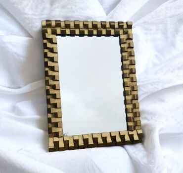 Güzgülər: Güzgü Divar üçün, Kvadrat, Hamam üçün, Naxışlı — 14