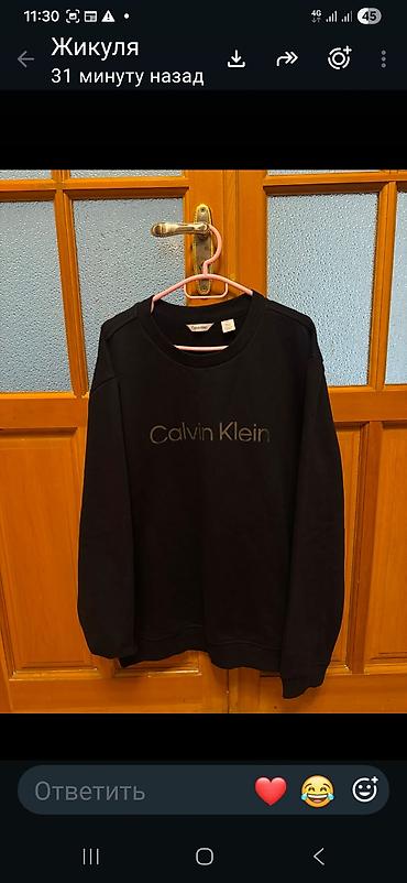 nike tech fleec: Свитшот Calvin Klein и футболка BOSS - Свитшот: черный, классический — 1