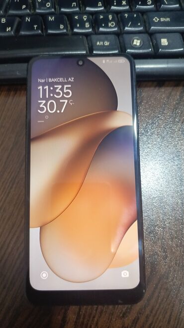 пылесос бу: Redmi Note 12, 128 GB, rəng - Boz, Sensor