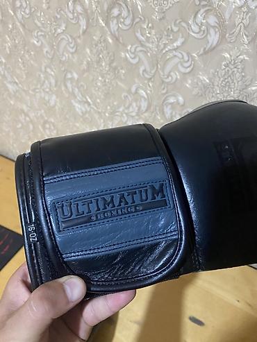 Спорт и отдых: Боксерские перчатки ULTIMATUM Boxing - Размер/вес: 16 oz (маркировка — 1