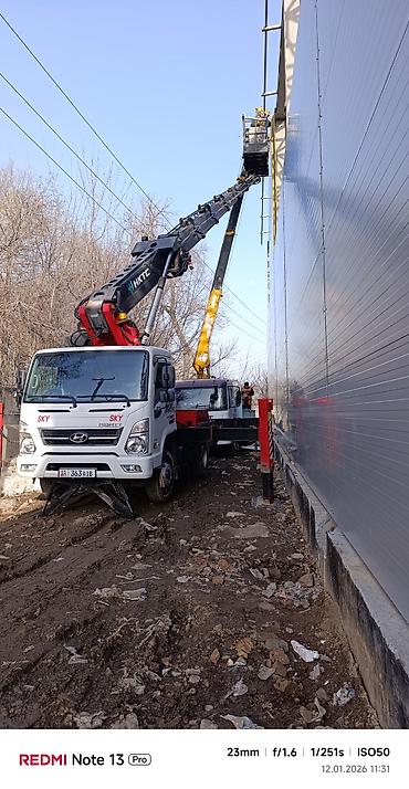 Услуги автокрана: Профессиональные услуги автовышки высотой до 30 метров и общим грузом — 6