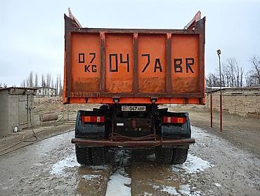 Аренда самосвала: Самосвал КАМАЗ, оранжевого цвета, колесная формула 6x6 (трехосный) — 3