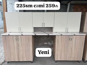 *259₼ YENİ Metbex mebeli SATILIR*‼️ Hazır əldədir Olcusu 225sm lalafo.az -da *259₼ YENİ Metbex mebeli SATILIR*‼️ Hazır əldədir Olcusu 225sm