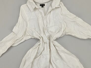 białe bluzki w prążki: Shirt, Amisu, M (EU 38), condition - Good