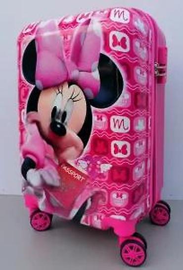 Rančevi, torbe i koferi: Dečiji set kofera Minnie Mouse – 3 dela, pink - Dizajn: živopisni — 21