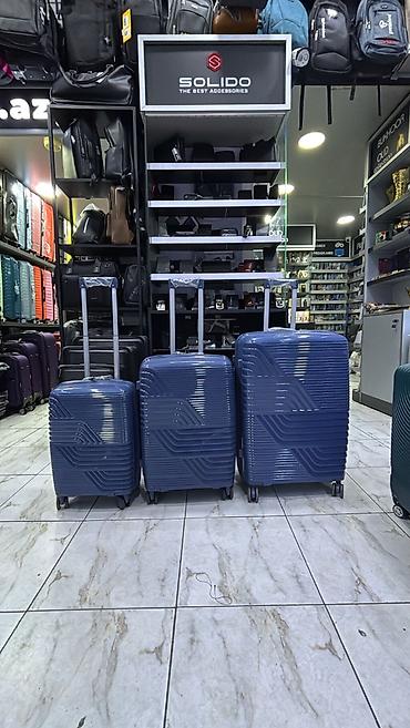 Çamadanlar: Camadan S-90azn. M-140azn. L-190azn Yuksek keyfiyyetli polipropilenden — 1
