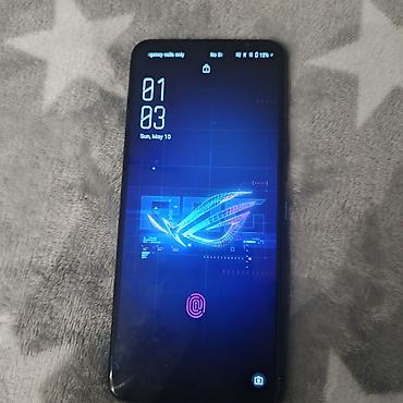 asus rog phone: Asus ROG Phone 6, rəng - Ağ, Barmaq izi — 1