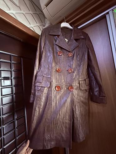 Пальто: Пальто, XL, цвет - Коричневый — 1